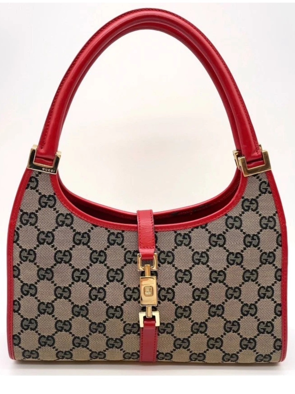 Gucci Jackie GG Canvas Shoulder Bag